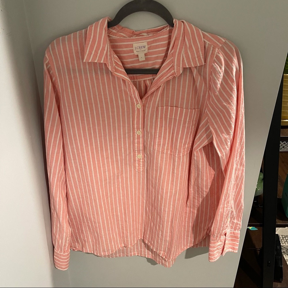 J.Crew striped shirt